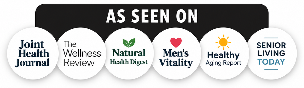 "As seen on" strip of generic health-publication logos